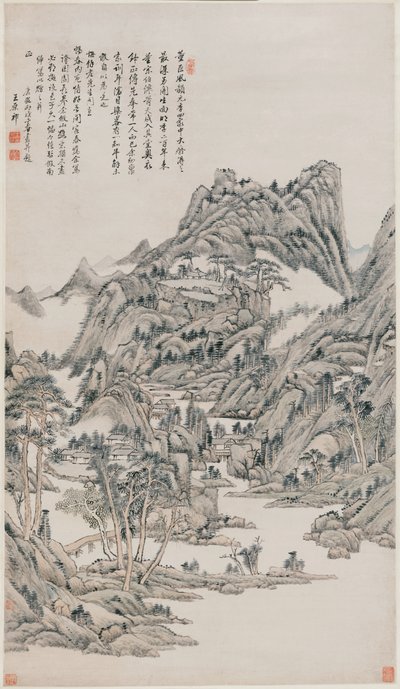 Paesaggio da Wang Yuanqi