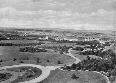 Barnsley Park e città, c1896 da Warner Gothard