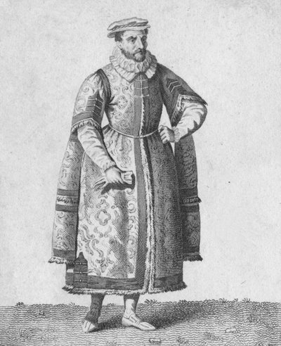 Un mercante - Abito dei cittadini eminenti nel 1640 da Warren