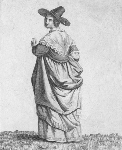 La moglie di un mercante - Abito dei cittadini eminenti nel 1640 da Warren