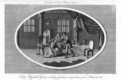 Lady Elizabeth Gray che chiede assistenza e protezione a Edoardo IV, 1793 da Warren