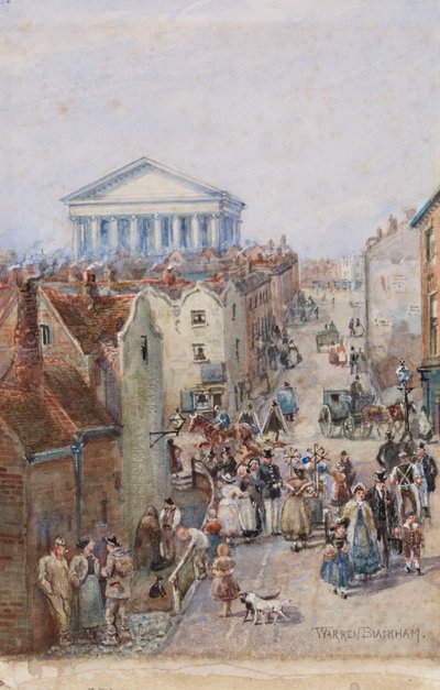 Hill Street, 1850 da Warren Blackham
