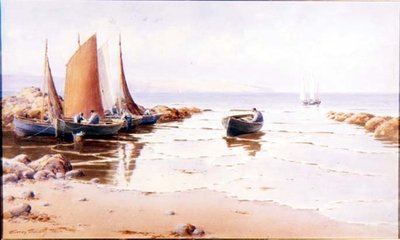 Scaricare il pescato (possibilmente Cemaes Bay, Anglesey) da Warren Williams