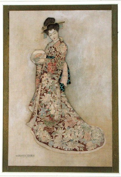 Ragazza Geisha da Warwick Goble