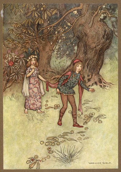 Nennillo e Nennella nel bosco, da Nennillo e Nennella da Warwick Goble