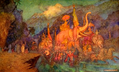 Il Ritorno degli Eroi Caduti in Battaglia da Warwick Goble