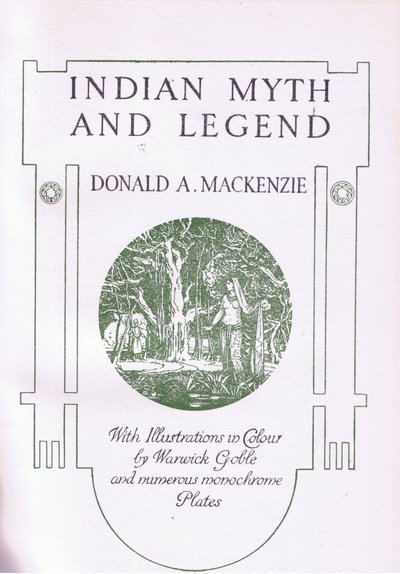 Progetto della pagina del titolo da Warwick Goble