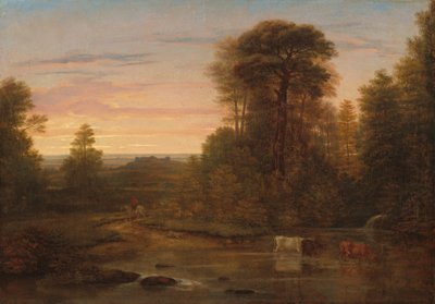 Paesaggio dopo il tramonto, c. 1819 da Washington Allston