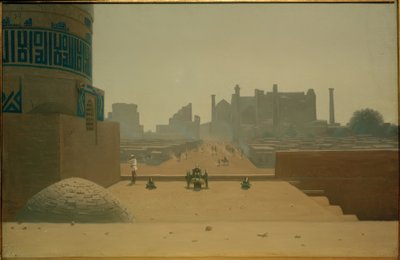 Strada principale a Samarcanda dalla cittadella al mattino da Wassili W. Werestschagin