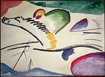 Cavallo astratto, 1911 da Wassily Kandinsky
