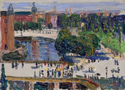 Amsterdam - Vista dalla finestra da Wassily Kandinsky