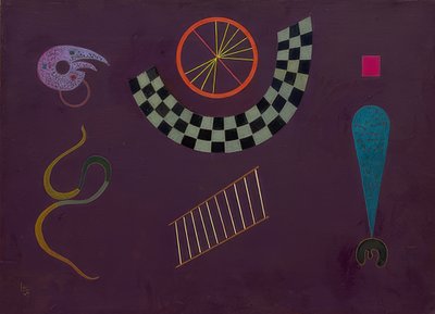 Nastro con quadrati (Ruban aux carrés). 1944 da Wassily Kandinsky