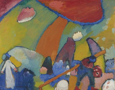 Scena di spiaggia da Wassily Kandinsky