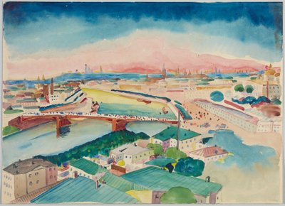 Vista su Mosca da Wassily Kandinsky