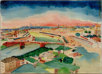 Veduta di Mosca da Wassily Kandinsky