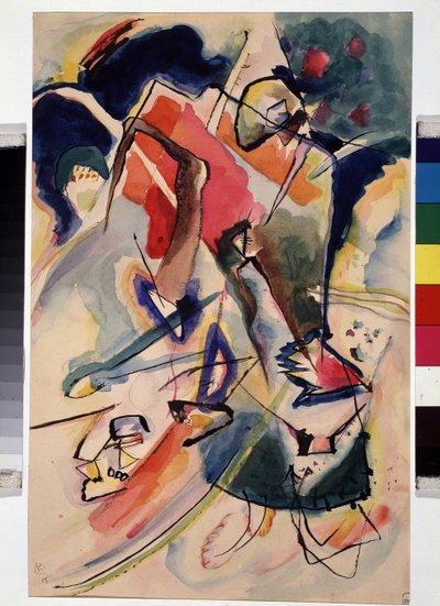 Composizione con figura femminile da Wassily Kandinsky