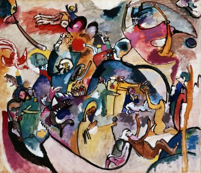 Coppie nel parco del castello II da Wassily Kandinsky