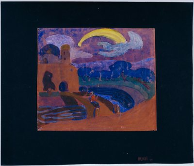 La cometa (Cavaliere notturno?) da Wassily Kandinsky
