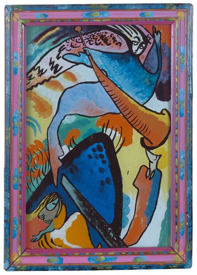 Angelo del Giudizio Universale (Frammento Giudizio Universale) da Wassily Kandinsky