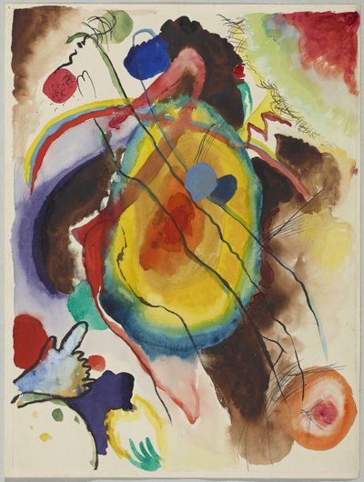 Bozzetto per un murale per Edwin R. Campbell da Wassily Kandinsky