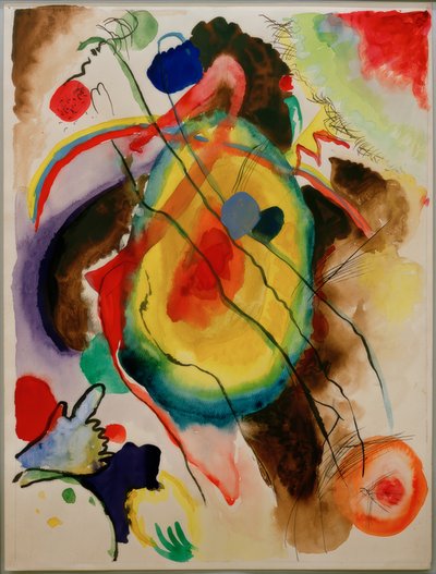 Bozzetto per un murale per Edwin R. Campbell da Wassily Kandinsky