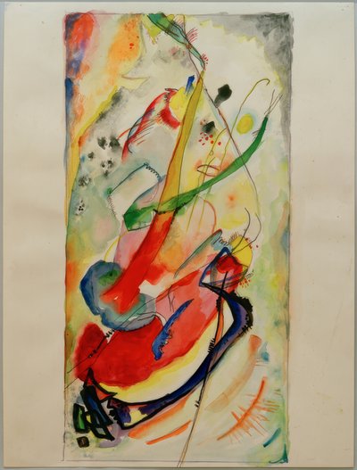 Bozza per un murale per Edwin R. Campbell n. 1 da Wassily Kandinsky
