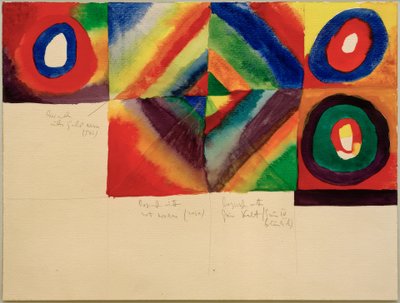 Studi di colore da Wassily Kandinsky
