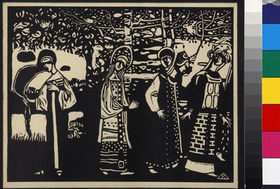 Donne nel bosco da Wassily Kandinsky