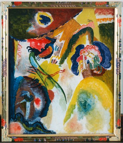 Vetrata con cigno da Wassily Kandinsky
