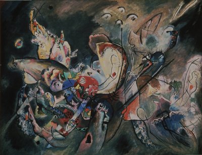 Cupamente. Composizione Nr. 221, 1917 da Wassily Kandinsky