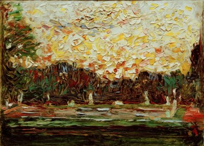 Grande fontana nel parco di Nymphenburg da Wassily Kandinsky