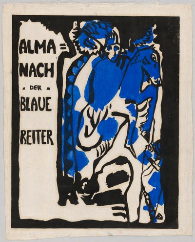 Holzschnitt für den Almanach "Der Blaue Reiter" da Wassily Kandinsky