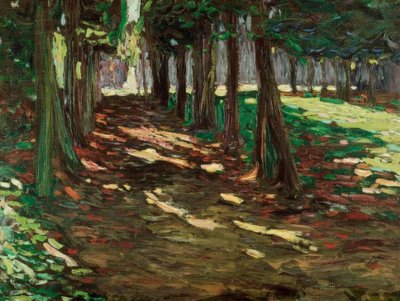 Nel parco di Saint Cloud da Wassily Kandinsky