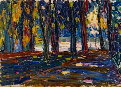 Nel parco di St. Cloud – Autunno II da Wassily Kandinsky