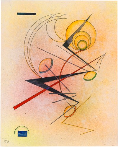 Kleines Warm, 1928 da Wassily Kandinsky
