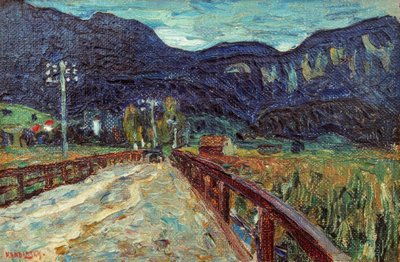 Kochel – Il ponte da Wassily Kandinsky