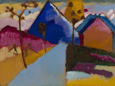 Kochel – Strada dritta da Wassily Kandinsky