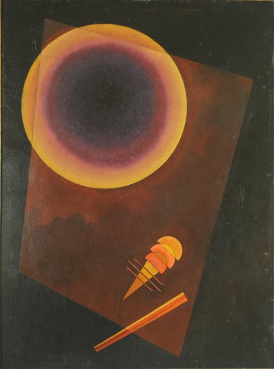 Kreis, cerchio con marrone da Wassily Kandinsky