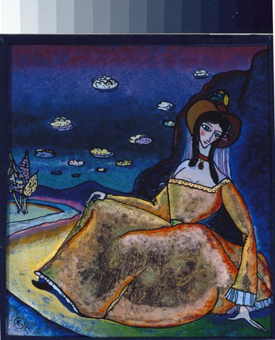 La dama nel suo abito d
