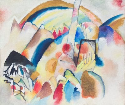 Paesaggio con macchie rosse, n. 2 da Wassily Kandinsky