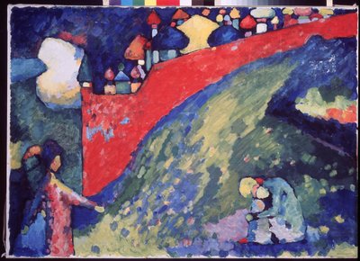 Il destino. Un muro rosso da Wassily Kandinsky