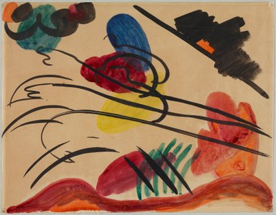 Con tre cavalieri da Wassily Kandinsky