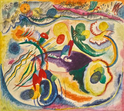 Sul tema del Giudizio Universale, 1913 da Wassily Kandinsky