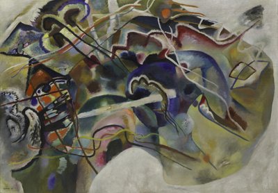 Dipinto con Bordo Bianco, 1913 da Wassily Kandinsky