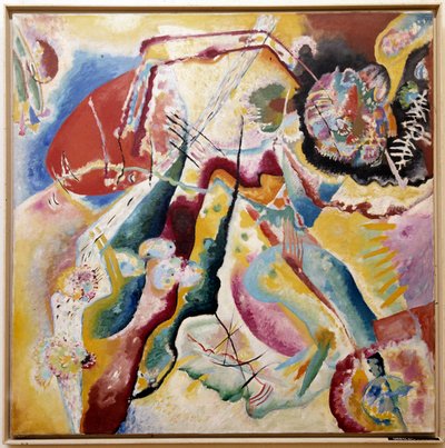 Dipinto con macchia rossa, 1914 da Wassily Kandinsky