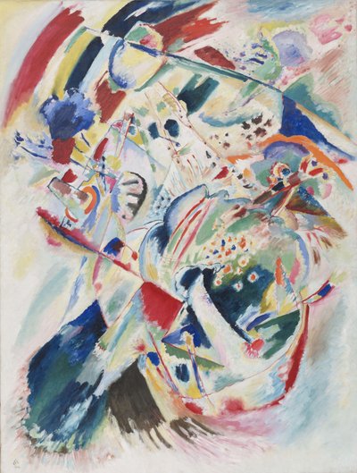 Pannello per Edwin R Campbell N 4, dipinto di Vassily Kandinsky (o Wassily Kandinski o Kandinskij) da Wassily Kandinsky