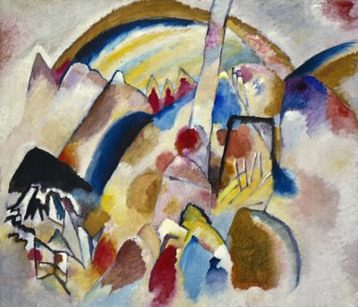 Paesaggio con macchie rosse n. 2 da Wassily Kandinsky