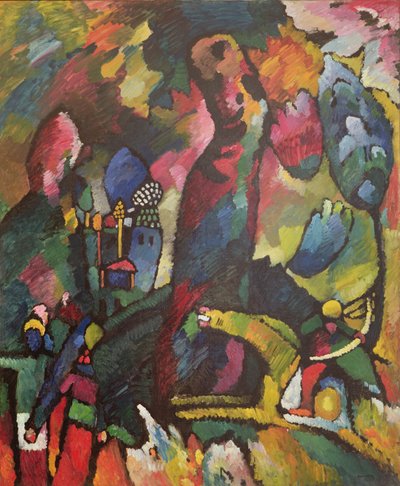 Quadro con un arciere, 1909 da Wassily Kandinsky