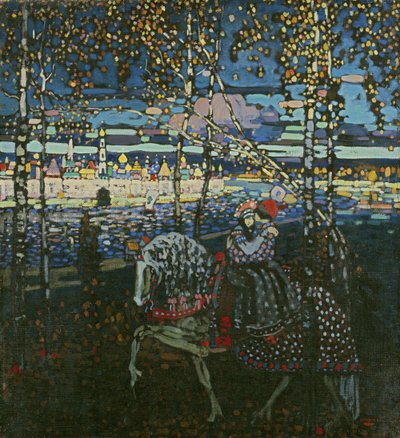 Coppia a cavallo da Wassily Kandinsky