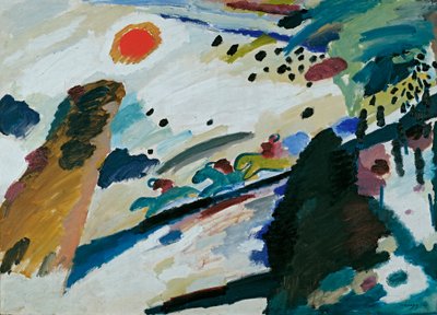 Paesaggio romantico da Wassily Kandinsky